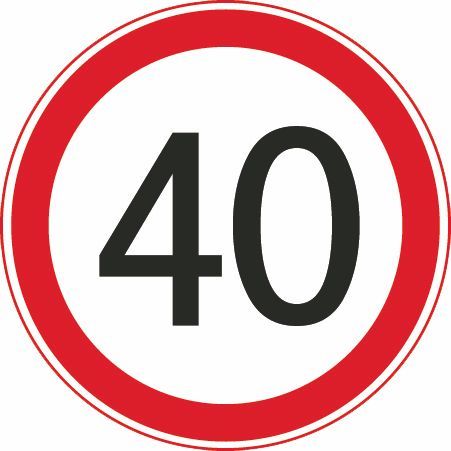 c,前方40米减速 d,最低时速40公里 正确答案:b 2,这个标志是何含义?