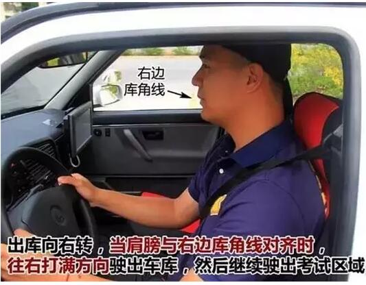 科目二考场实景拍摄，教练示范满分操作！认准这些点位就能过！