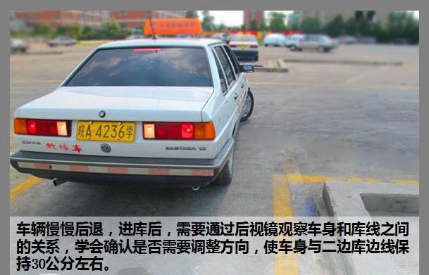 14图文解说科二倒车入库，考试难点轻松攻克！