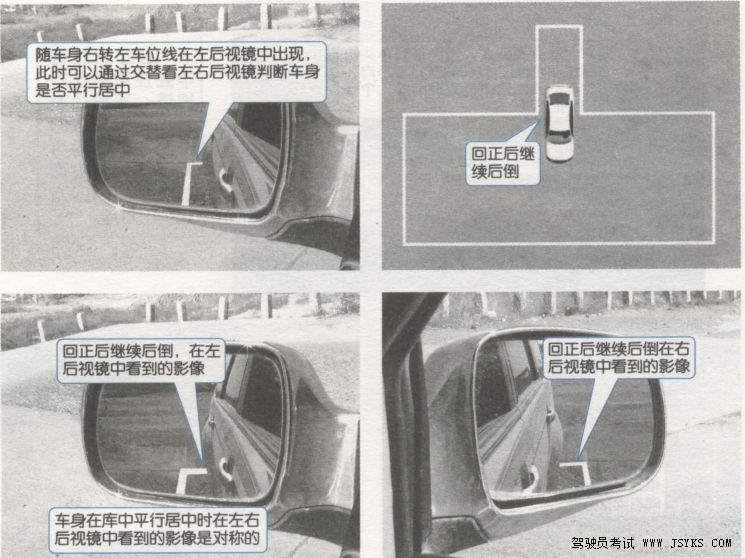 科目二倒车入库考试图文攻略,一次入库