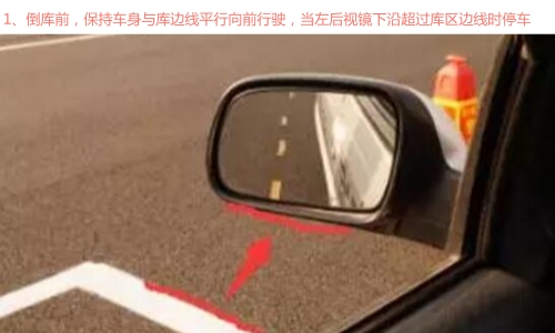 倒车入库高清图文解析,,一看就会