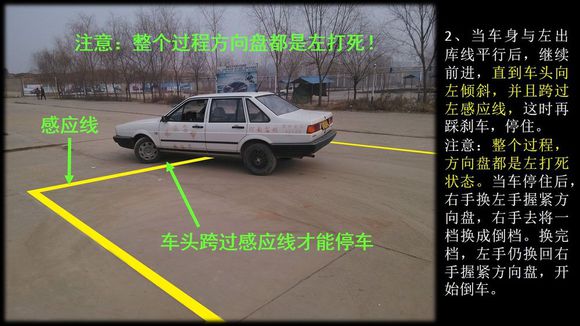 个人心得丨科目二倒车入库图文笔记,超详细