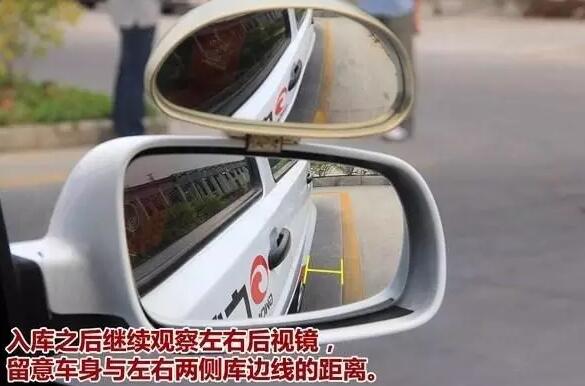 图解科目二倒车入库技巧,,图文结合更容易 第4张-库车驾校排名-报名电话-价格表-考驾照流程-科目考试技巧