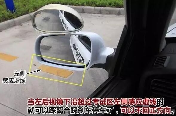 图解科目二倒车入库技巧,,图文结合更容易 第7张-库车驾校排名-报名电话-价格表-考驾照流程-科目考试技巧