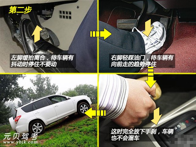 坡道起步技巧