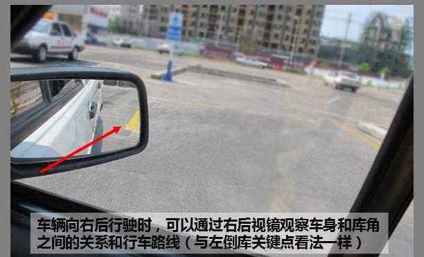 科目二倒车入库技巧详细图解 第7张-库车驾校排名-报名电话-价格表-考驾照流程-科目考试技巧