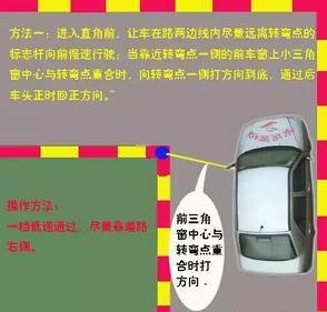 科目二直角转弯满分通过的4个技巧