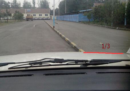 科三靠边停车30厘米找不到