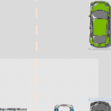 一张图教你学会侧方停车