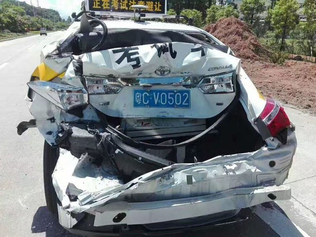 科三训练又发生一起车祸