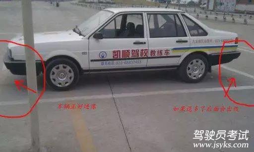 倒车入库考试技巧