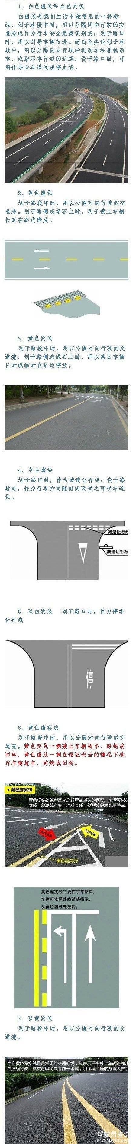 驾校详解交通标线