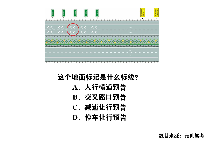 科目一科目四最容易混淆的标线题