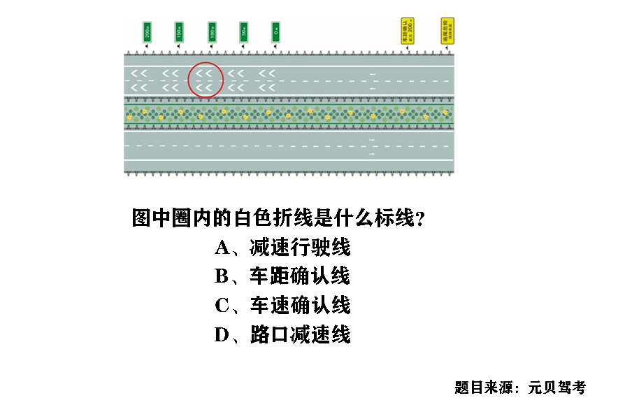 科目一科目四最容易混淆的标线题