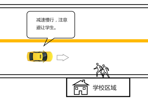通过学校区域