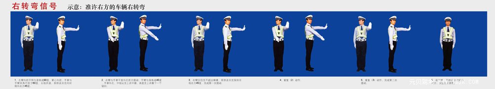 科目四交警手势这么学