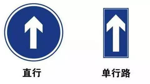 科目一5组易混淆的交通标志