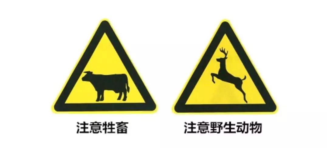 双胞胎交通标志