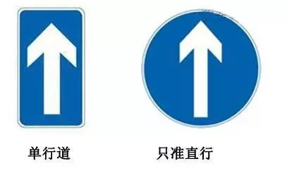 弄懂这几个易混淆的交通标志 第3张-库车驾校排名-报名电话-价格表-考驾照流程-科目考试技巧