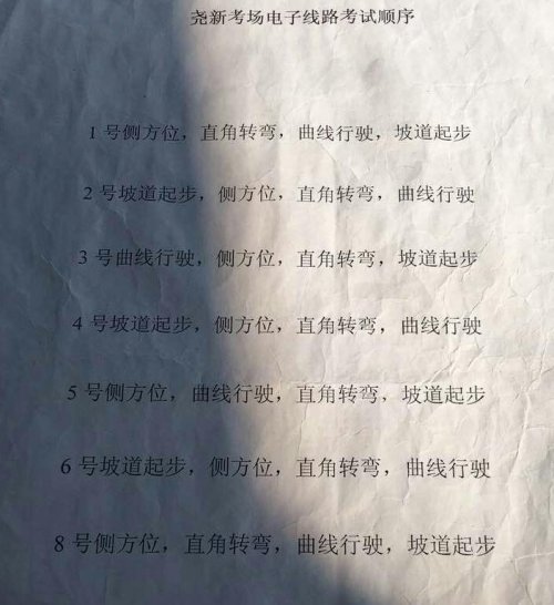 库车尧新考场科目二心得体会