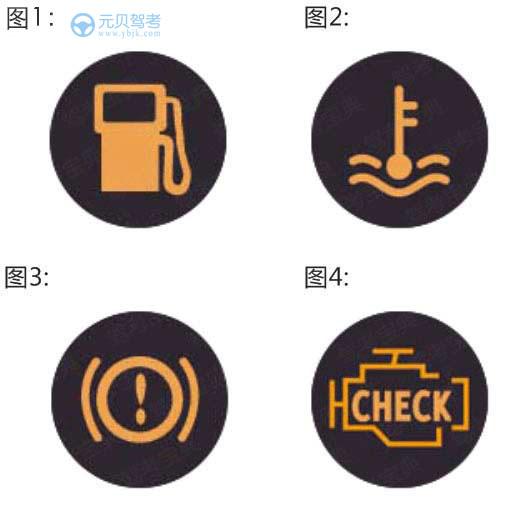 科目一指示灯类易错题 第3张-库车驾校排名-报名电话-价格表-考驾照流程-科目考试技巧