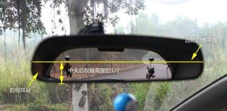 科目二考试后视镜怎么调比较好