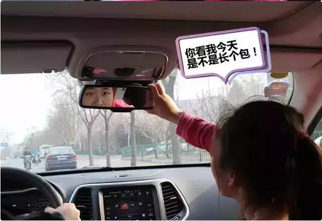 遮挡后视镜2