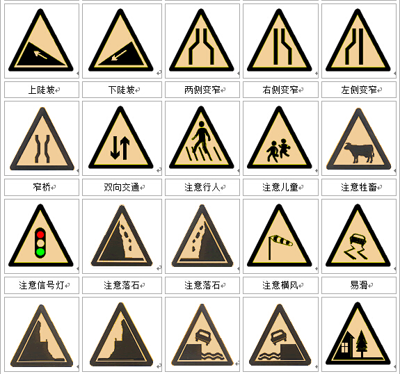 科目一交通标志线满分过关技巧