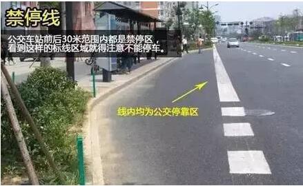 这些常见的路面标志