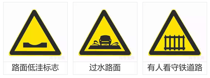 科目一、科目四最难的交通标志题