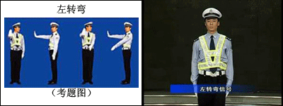 真人演示交警手势