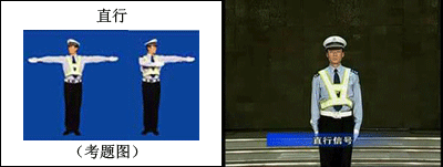 真人演示交警手势