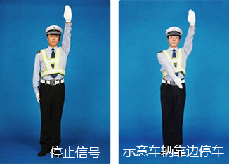 驾驶员考试科目一交警手势信号图巧记秘籍