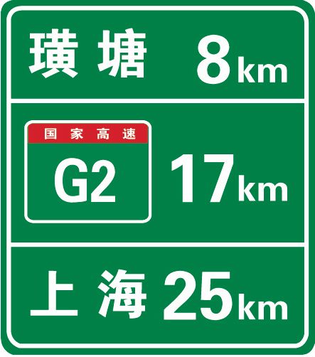 科目一考试中容易混淆的题目之高速预告