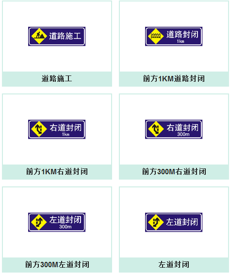 道路施工安全标志