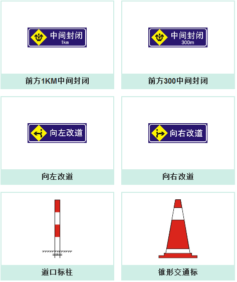道路施工安全标志