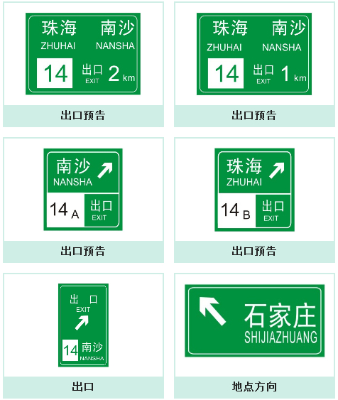 指路标志