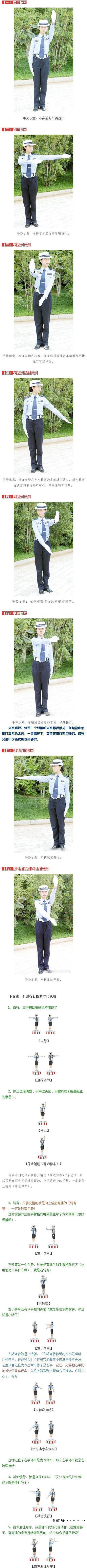 如何识别交警手势