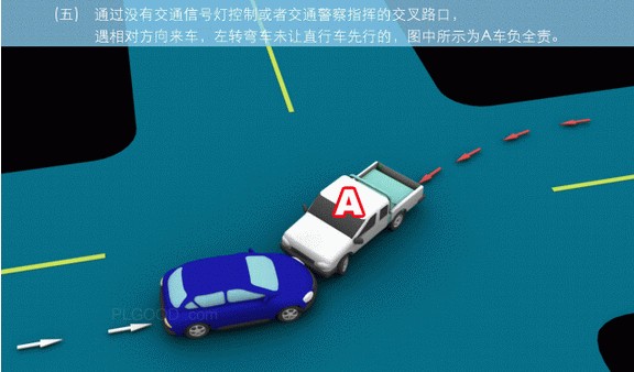 通过路口事故责任认定（图）