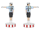 直行、转弯、停止、停车