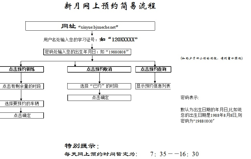 新悦驾校学车网上预约流程