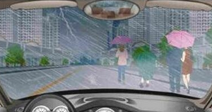 科目二和科目三考试遇到雨天怎么办
