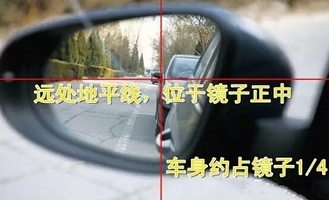学车中后视镜要怎么看