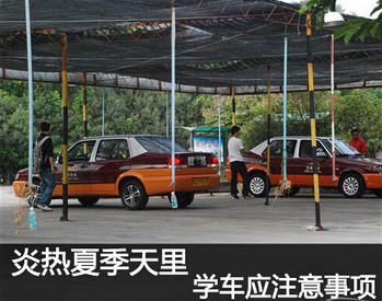 夏季学车10大注意事项