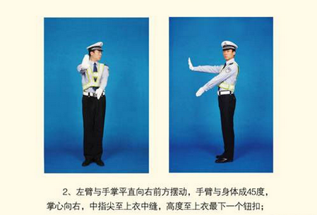 2019最新交警手势图解大全