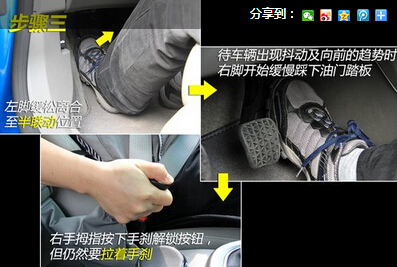 半坡起步技巧图解