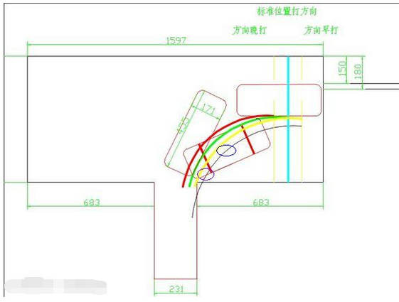 倒车入库方向打早了怎么办