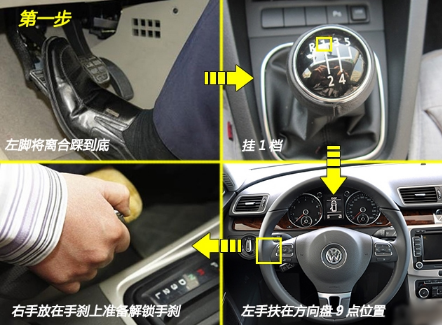 新手学车坡道起步技巧图解