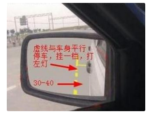 科目二侧方停车技巧图解