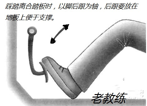 科目二离合器踏板操作方法